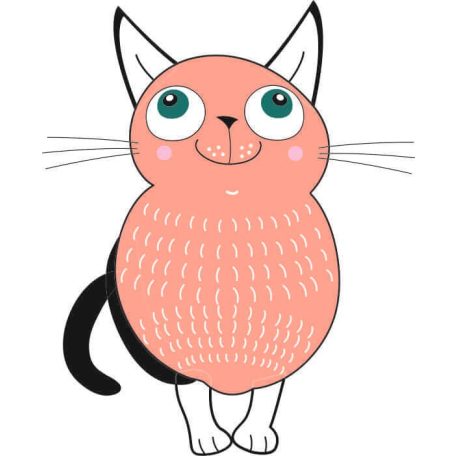 Macskás fülbevaló