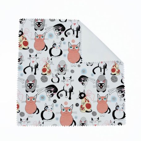 Macskás szemüvegtörlő