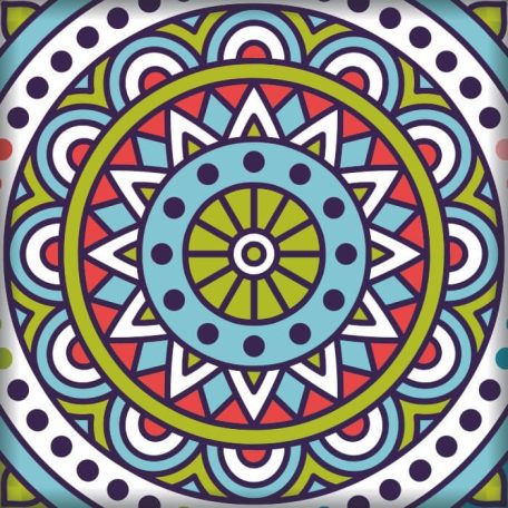 Mandala Klara fülbevaló