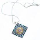 Mandala Korall kagyló nyaklánc