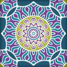 Mandala Korall kagyló nyaklánc