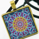 Mandala Korall nyaklánc