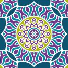 Mandala Korall poszter