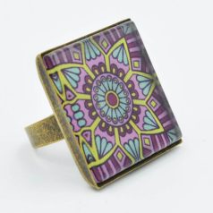 Mandala Lilla gyűrű