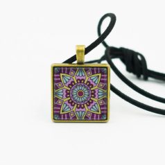 Mandala Lilla nyaklánc