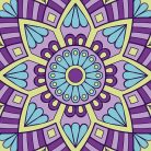 Mandala Lilla poszter