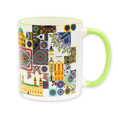 Pécs mandala bögre