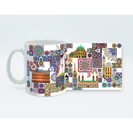 Pécs mandala bögre