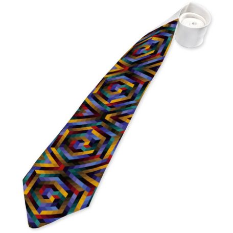 Op-art bach kockás nyakkendő