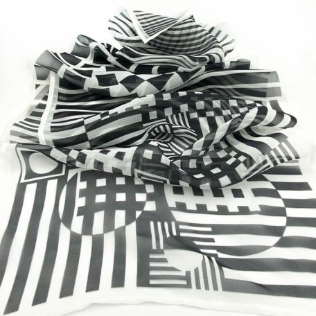 Op-art fekete-fehér ajándékszett