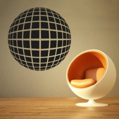 Op-art gömb matrica