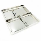 Op-art kék zöld kör kocka cigaretta tartó