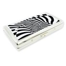 Op-art két zebra cigaretta tartó