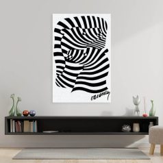 Op-art két zebrás poszter