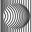 Op-art kör matrica