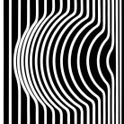 Op-art kör matrica