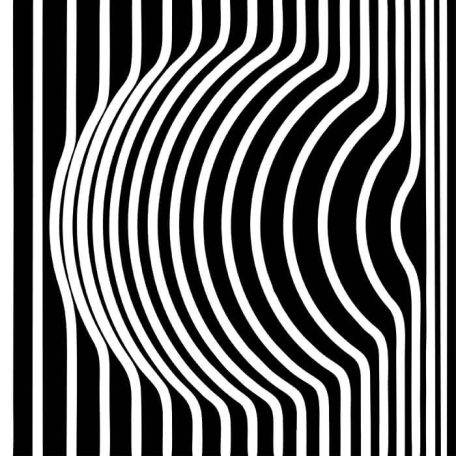 Op-art kör matrica