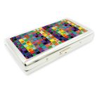 Op-art színes kockák cigaretta tartó