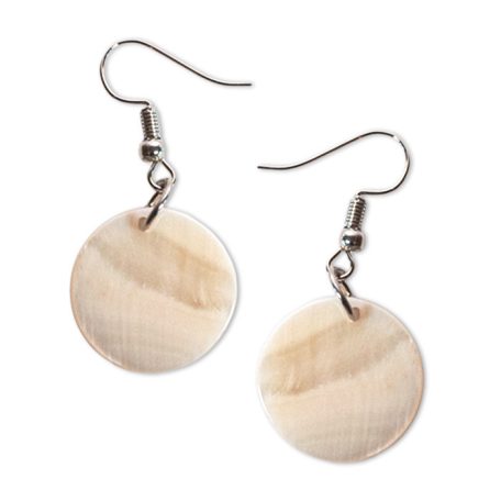 Op-art színes kockák fülbevaló