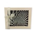 Op-art zebrás ajándékszett