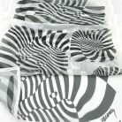 Op-art zebrás ajándékszett