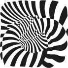 Op-art zebrás ajándékszett