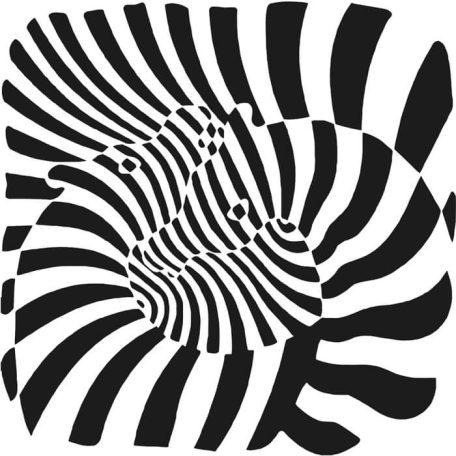 Op-art zebrás ajándékszett
