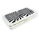 Op-art zebrás cigaretta tartó