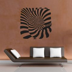 Op-art zebrás matrica