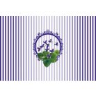 Ornamentikás ibolya festővászon