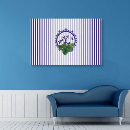 Ornamentikás ibolya poszter