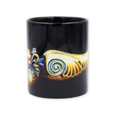 Oroszlán kilincs bögre fekete