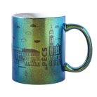 Pécs Széchenyi teres zöld VARÁZS bögre