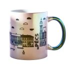 Pécs Széchenyi teres zöld VARÁZS bögre