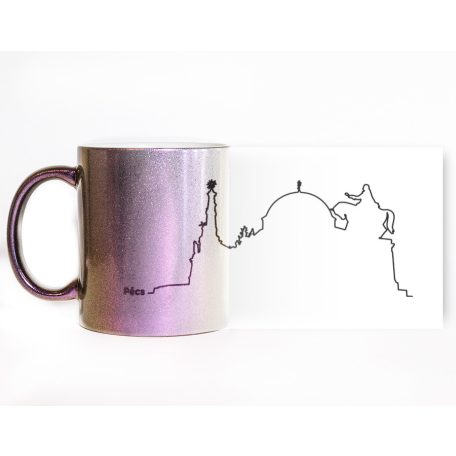 Pécs sziluett VARÁZS bögre