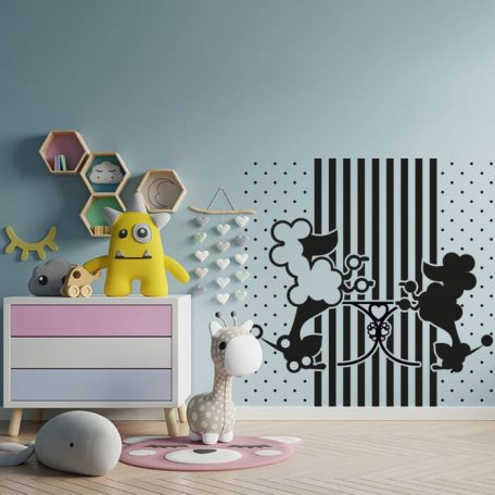 Pink Pudli Princess matrica