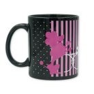 Pink pudli princess bögre fekete