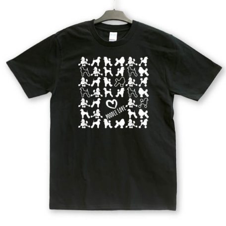 Pudli love unisex póló