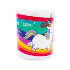 Santa, egyszarvú karácsonyi bögre