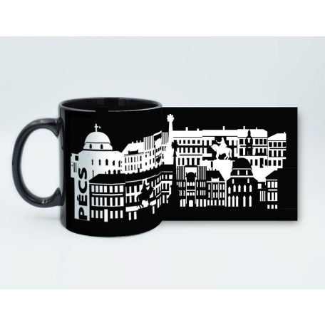 Széchenyi tér textúra bögre