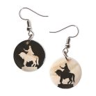 Széchenyi teres Hunyadi-szobor fülbevaló