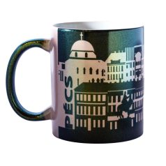 Széchenyi tér textúra zöld VARÁZS bögre