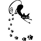 Szerelmes - tappancsos cica matrica