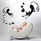 Szerelmes - tappancsos cica matrica