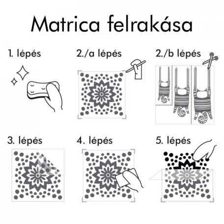 Szerelmes - tappancsos cica matrica