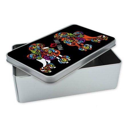 Színes uszkár doboz