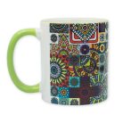 Színes mandala bögre