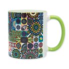 Színes mandala bögre