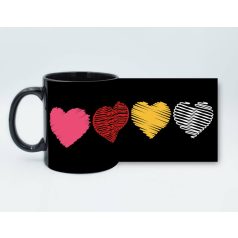 Valentin napi szíves bögre