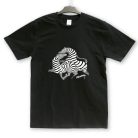 Op-art futó zebrás póló